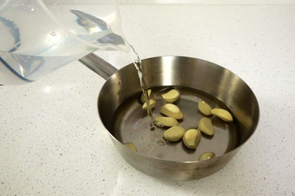 Blanched Garlic