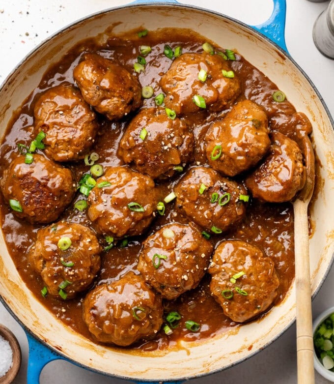 Hamburger Steaks with Onion Gravy