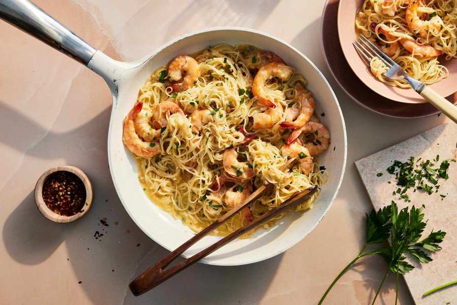 Miso Shrimp Scampi