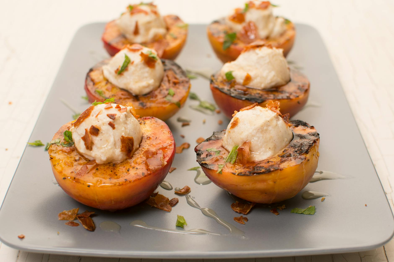 Sweet Spiced Roasted Peaches