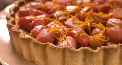 Rhubarb Tartlets with Orange