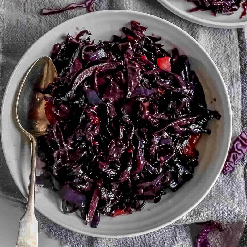 Buttered Red Cabbage
