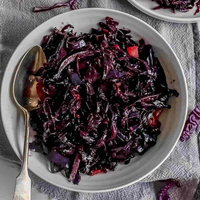 Buttered Red Cabbage