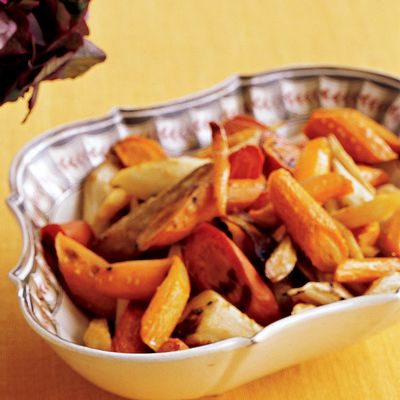 Chanternay Carrots and Parsnips with Maple Syrup and a Mustard Glaze