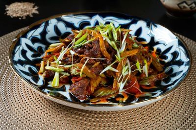 Stir-Fried Beef with Ginger