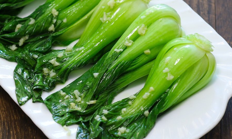 Spiced Chinese Leaves