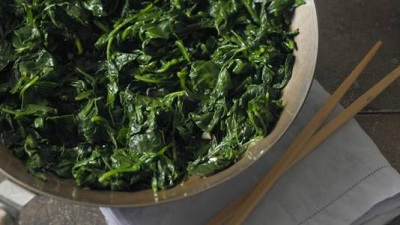 Stir Fried Spinach with Garlic