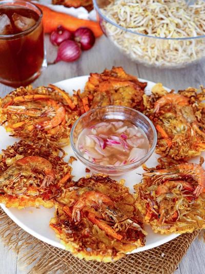 Ukoy (Shrimp Fritters)