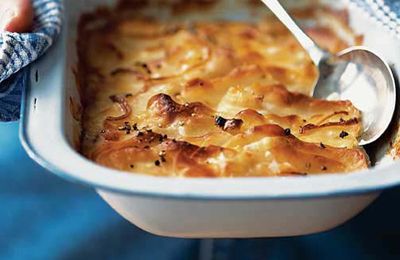 Celeriac and Potato Dauphinoise