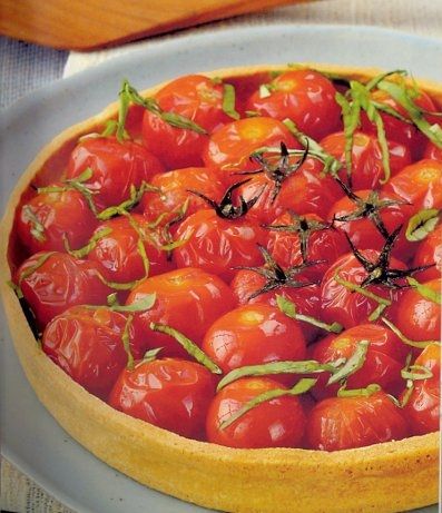 Semi-Confit Cherry Tomato Tart
