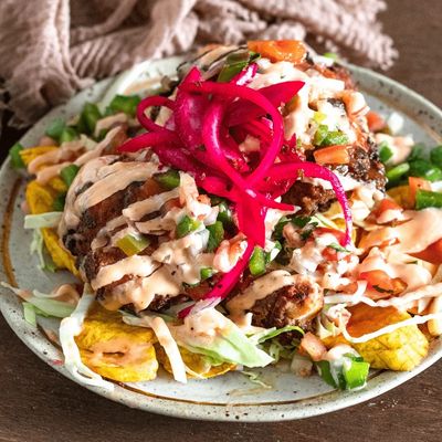 Pollo Con Tajadas