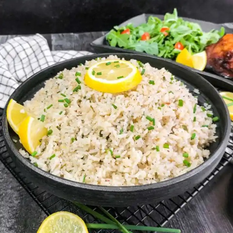 Lemon and Garlic Fried Rice