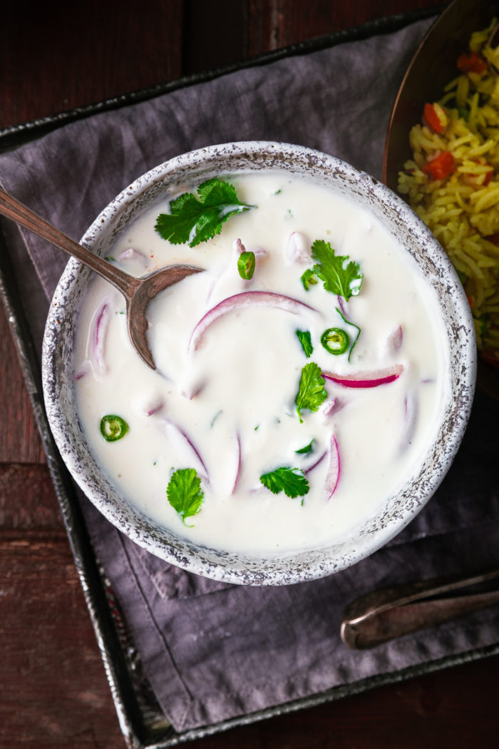 Chilli and Red Onion Raita