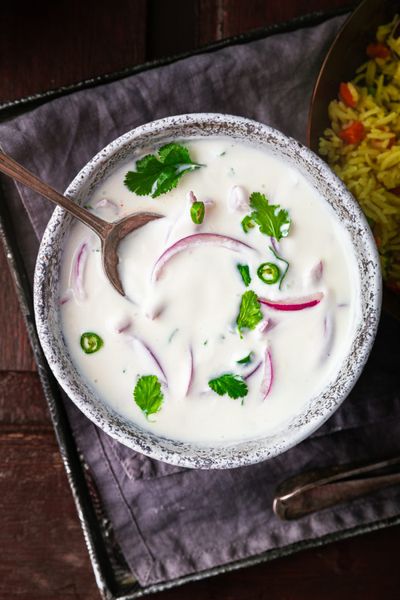 Chilli and Red Onion Raita