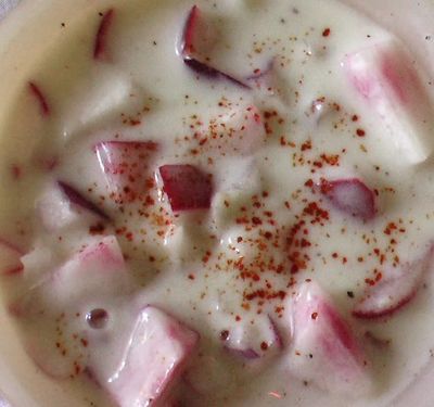 Chilli and Red Onion Raita