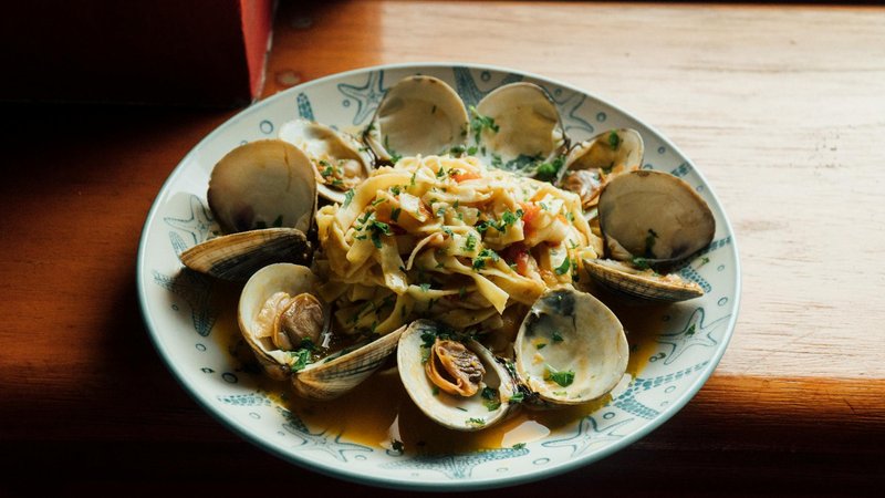 Seafood Linguine with Chilli and White Wine