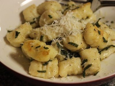 Gnocchetti with Courgettes in Butter and Sage Sauce
