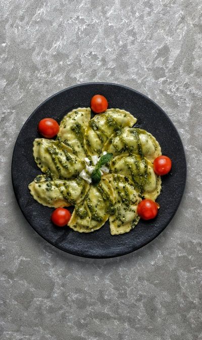 Ham-Filled Pasta (Mezzelune)