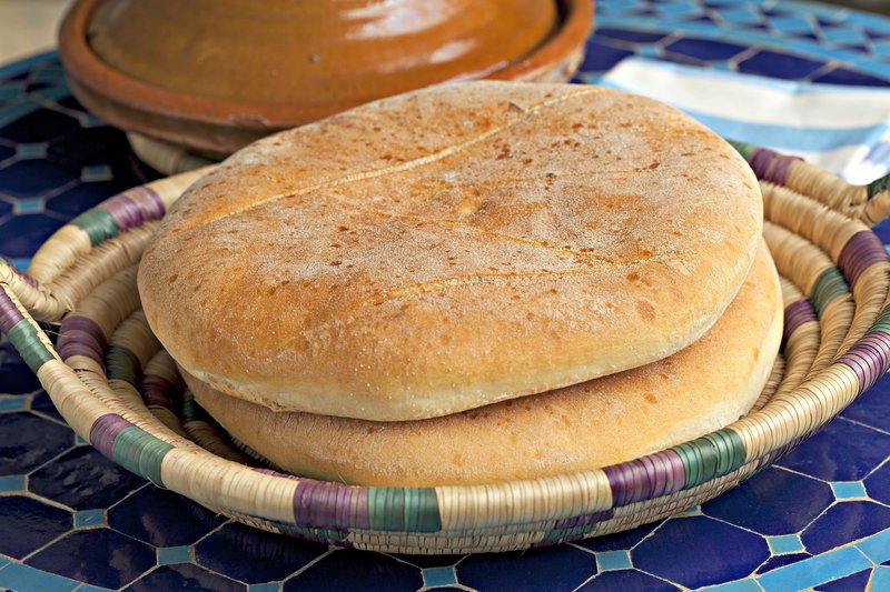 Khobz (Moroccan Round Flatbread)