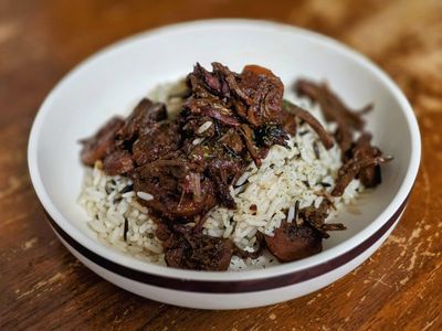 Wild Rice with Venison