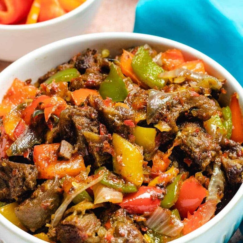 Asun (Spicy Smoky Goat Meat)