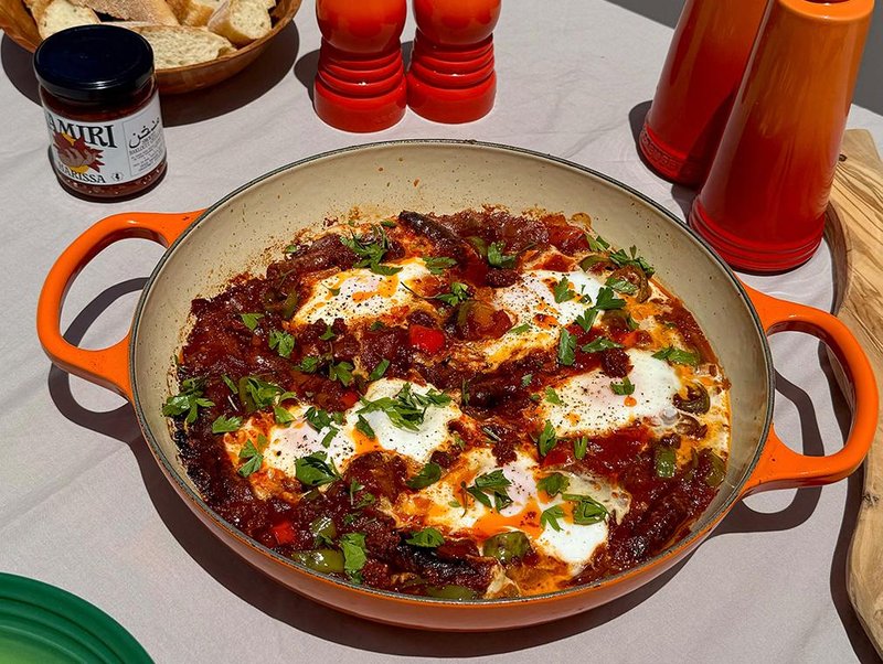 Ojja with Merguez