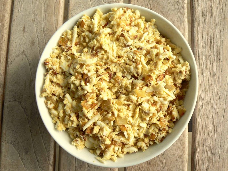 Chopped Egg and Onion