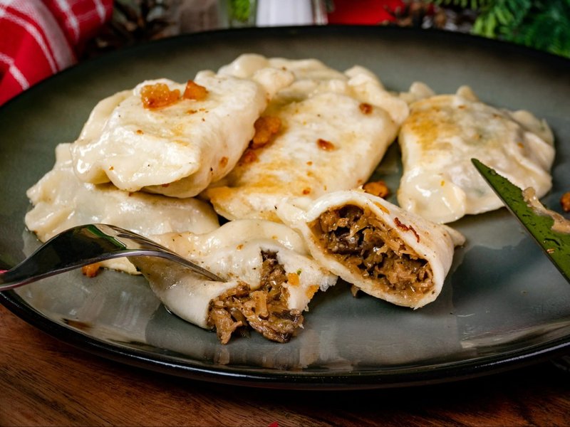Pierogi Z Kapustą I Grzybami