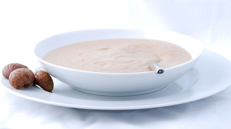 Chestnut and Chorizo Soup