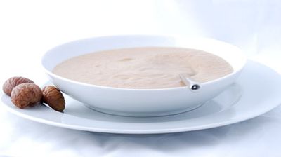Chestnut and Chorizo Soup