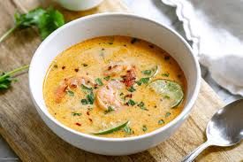 Prawn, Lemongrass and Coconut Soup (Tom Yum)