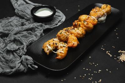 Tempura Garlic Prawns