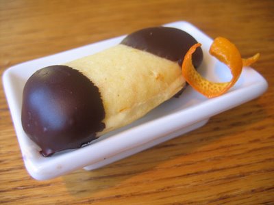 Chocolate-Dipped Langues de Chat