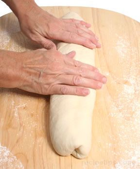 Rolling the cylinder out to length