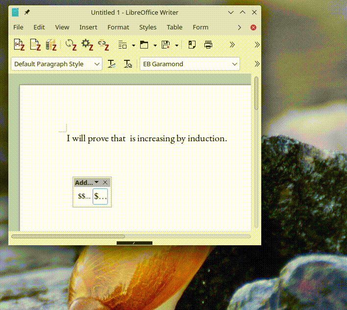 Demo LibreOffice Writer plugin