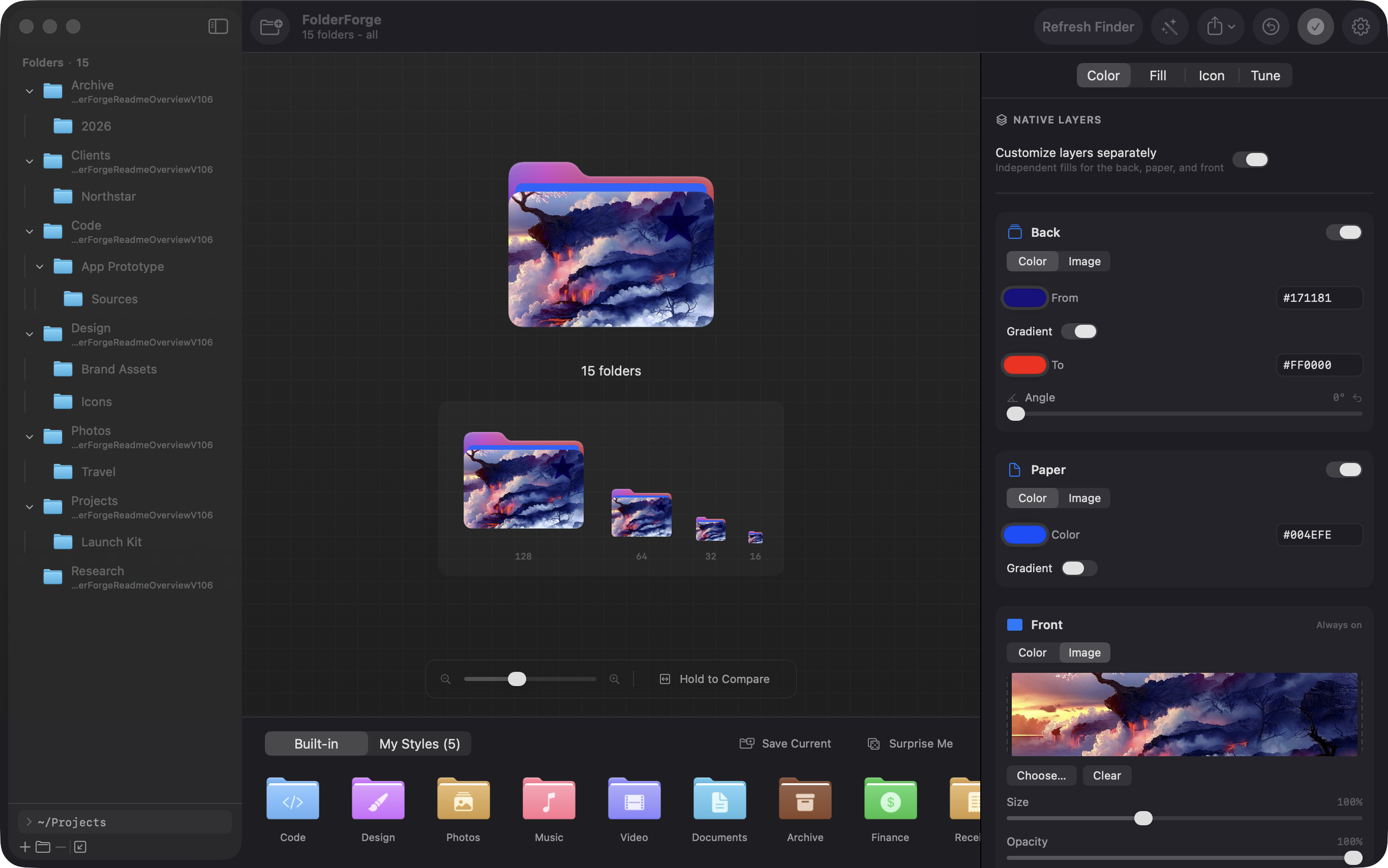FolderForge screenshot 2