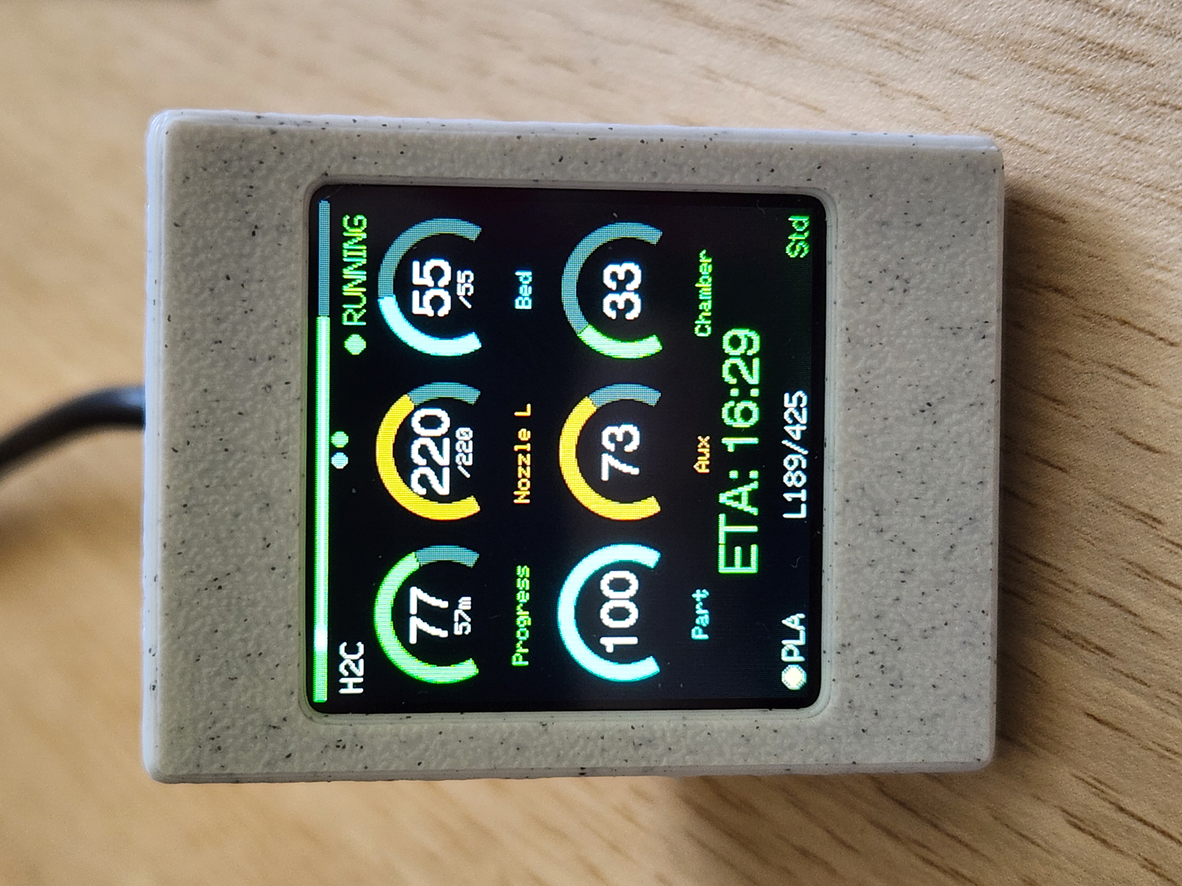 ESP32-S3 Super Mini dashboard
