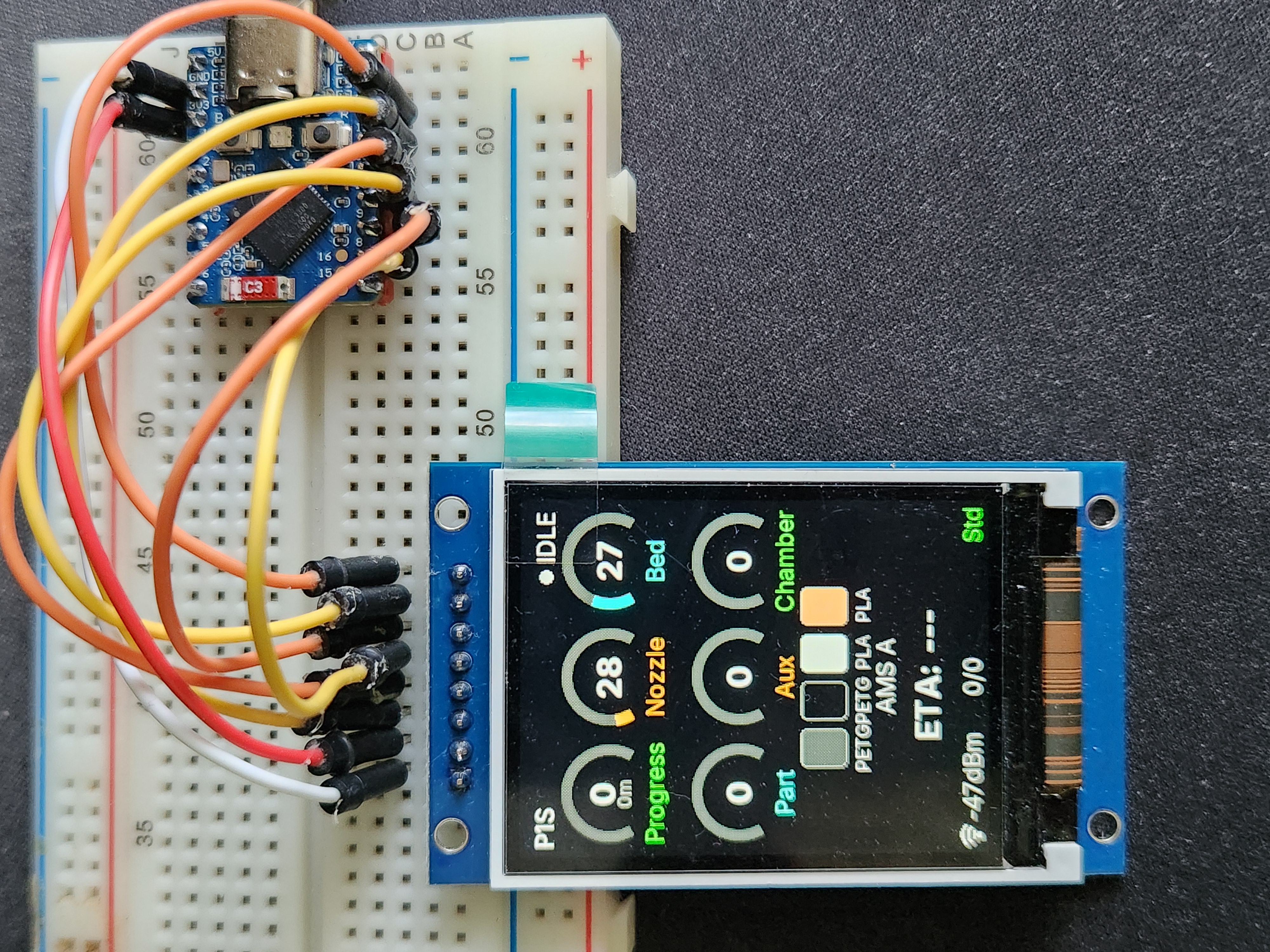 ESP32-S3-Zero with 2" 240x320 panel