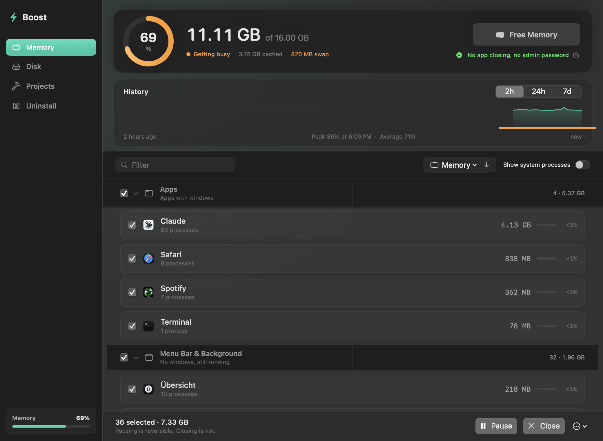Boost screenshot 2
