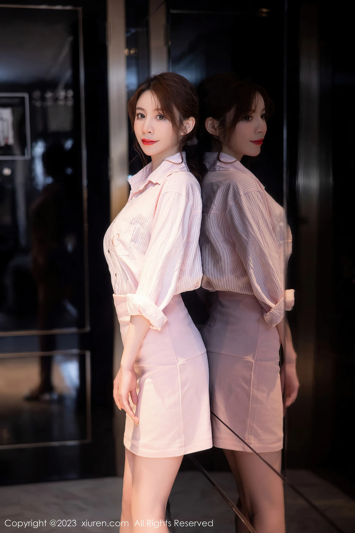 XiuRen No.6451 yoo优优 粉系蕾丝暴击！83P写真解锁她的娇俏性感密码 - 6