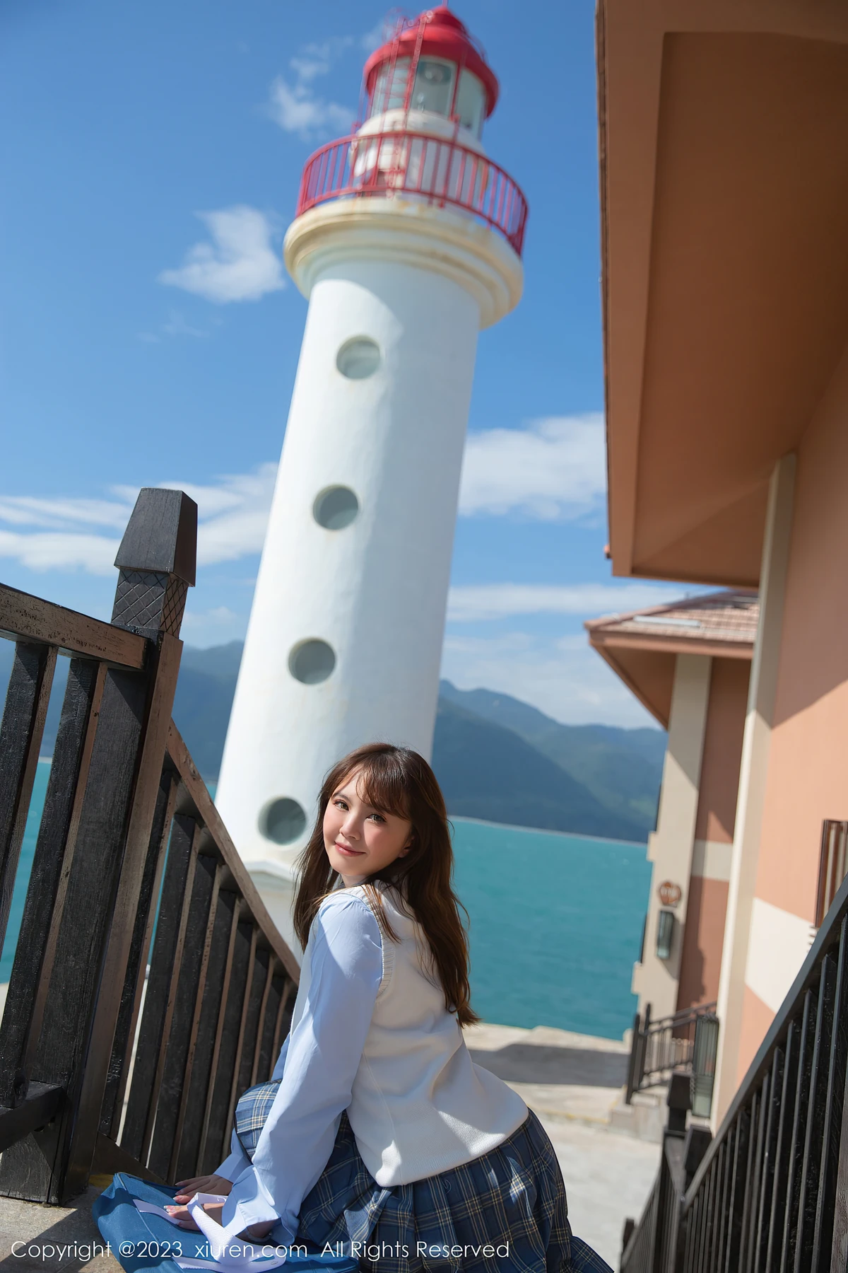 XiuRen No.6423 张思允Nice三亚旅拍：81帧海风里藏着23岁甜辣曲线 - 6