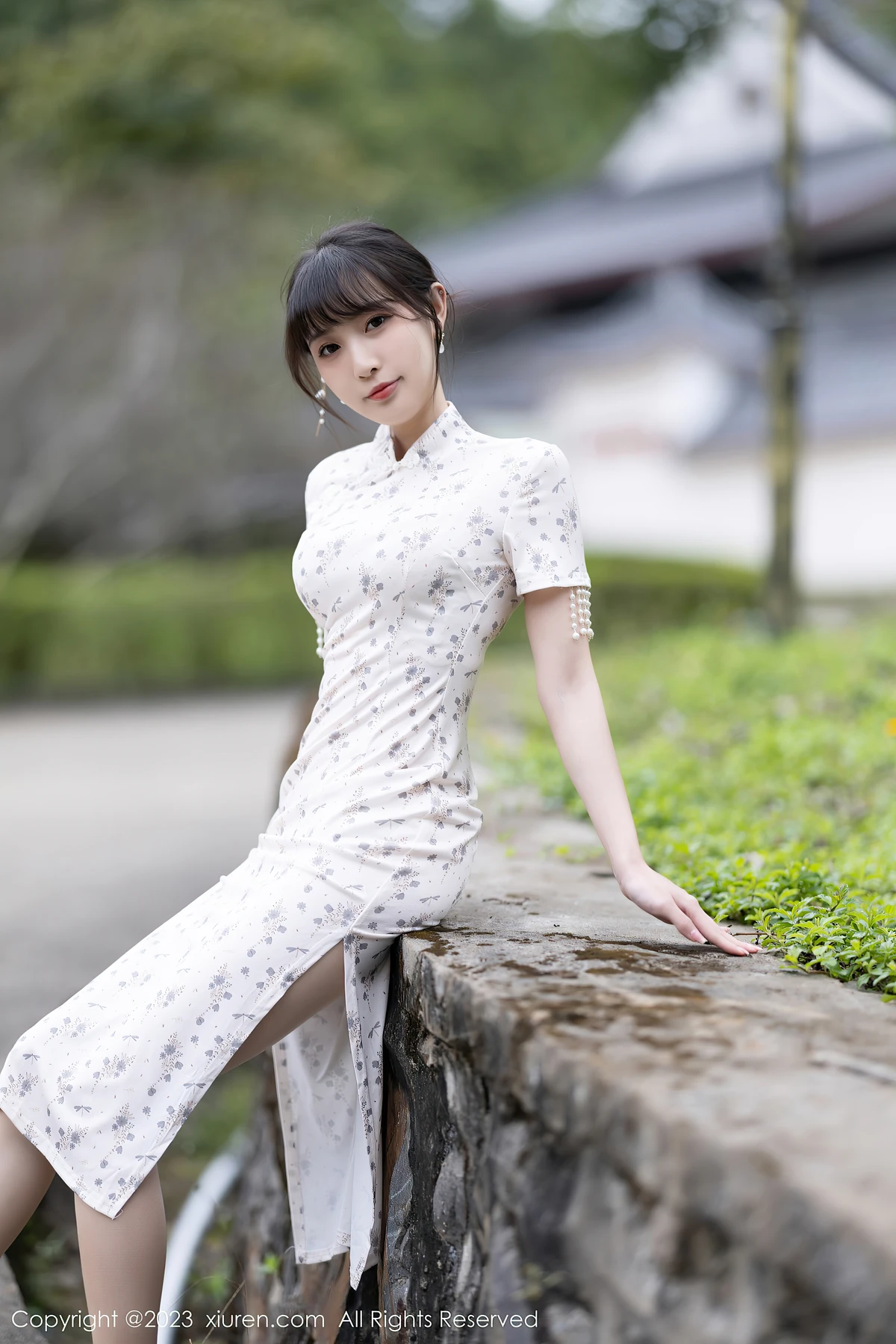 XiuRen No.6346 林星阑海南旅拍:短款旗袍藏甜媚,85张写真锁死24岁鲜活美 - 3