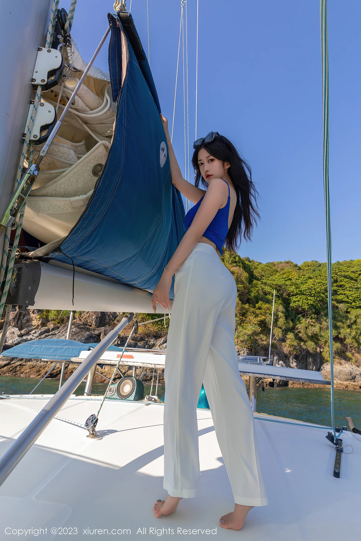 秀人网No.6359 laura阿姣泰国旅拍：68张图藏着22岁女生最鲜活的甜欲感 - 6