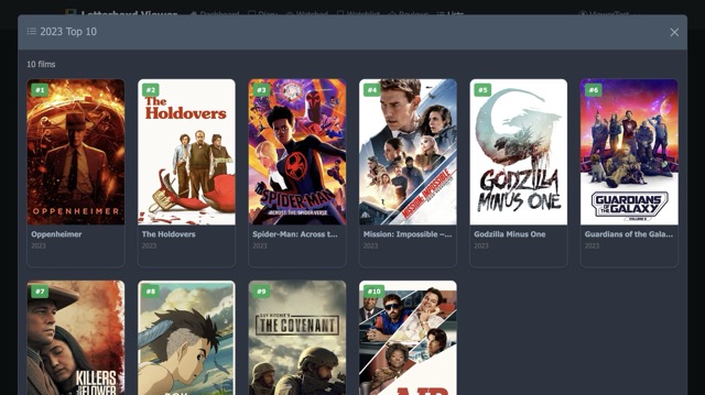 List Screenshot screenshot
