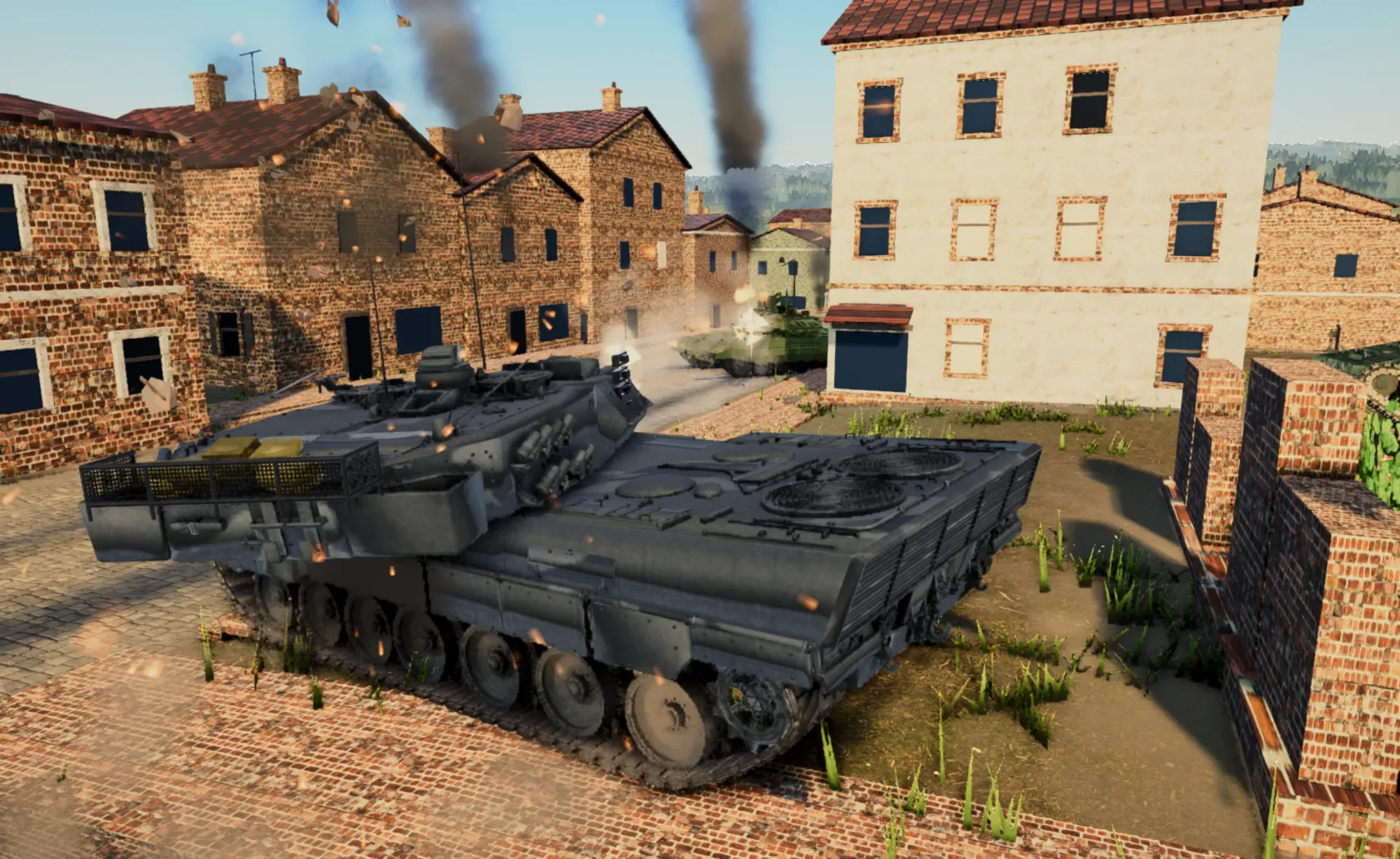 Strv 103 fighting through Steinburg