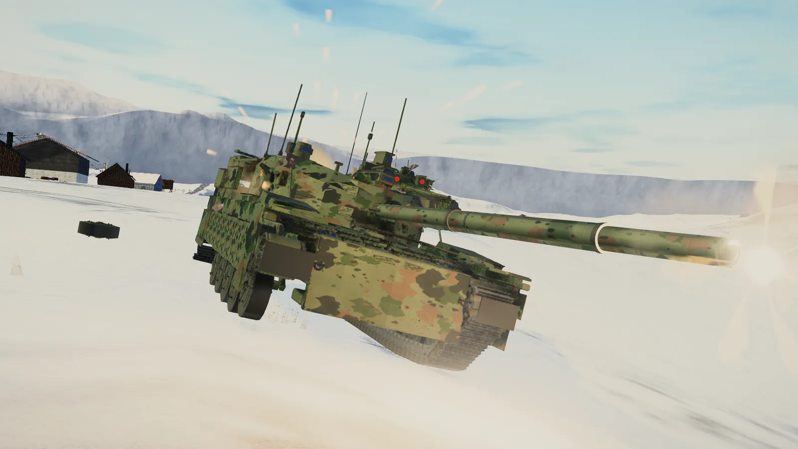 Vehicles charging through Frosthollow
