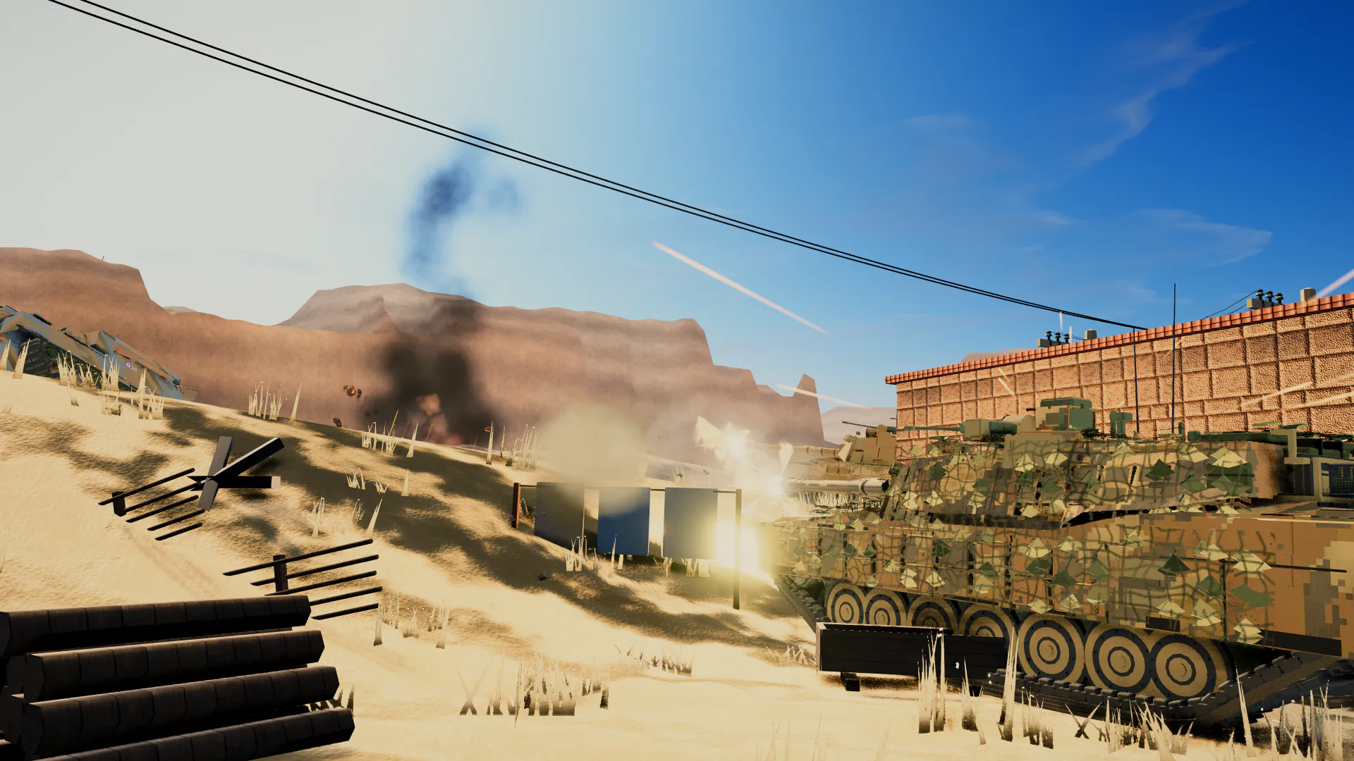 Leclerc duel in the desert