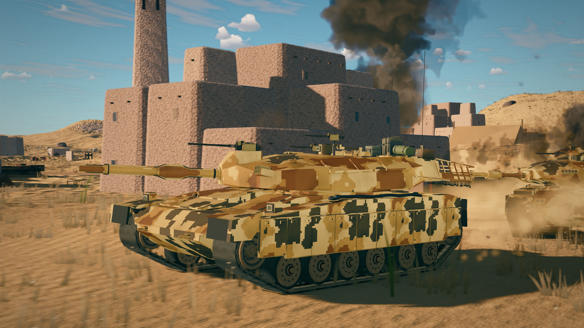 Open the Merkava Mk 3D fires take