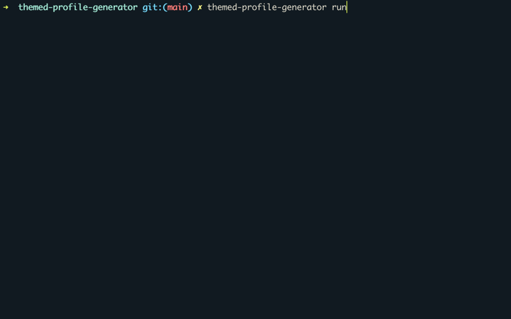 Example: cli command run