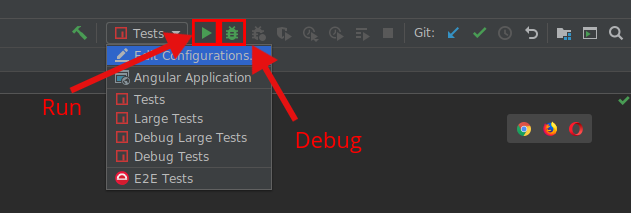 Intellij IDEA run configurations